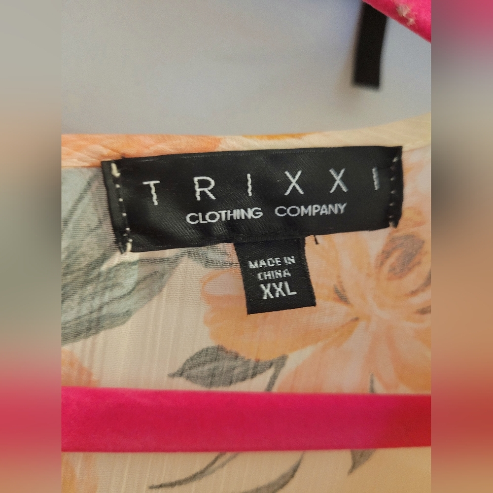 🍑 Trixxi Floral Mini Dress -NWOT- - Picture 6 of 14